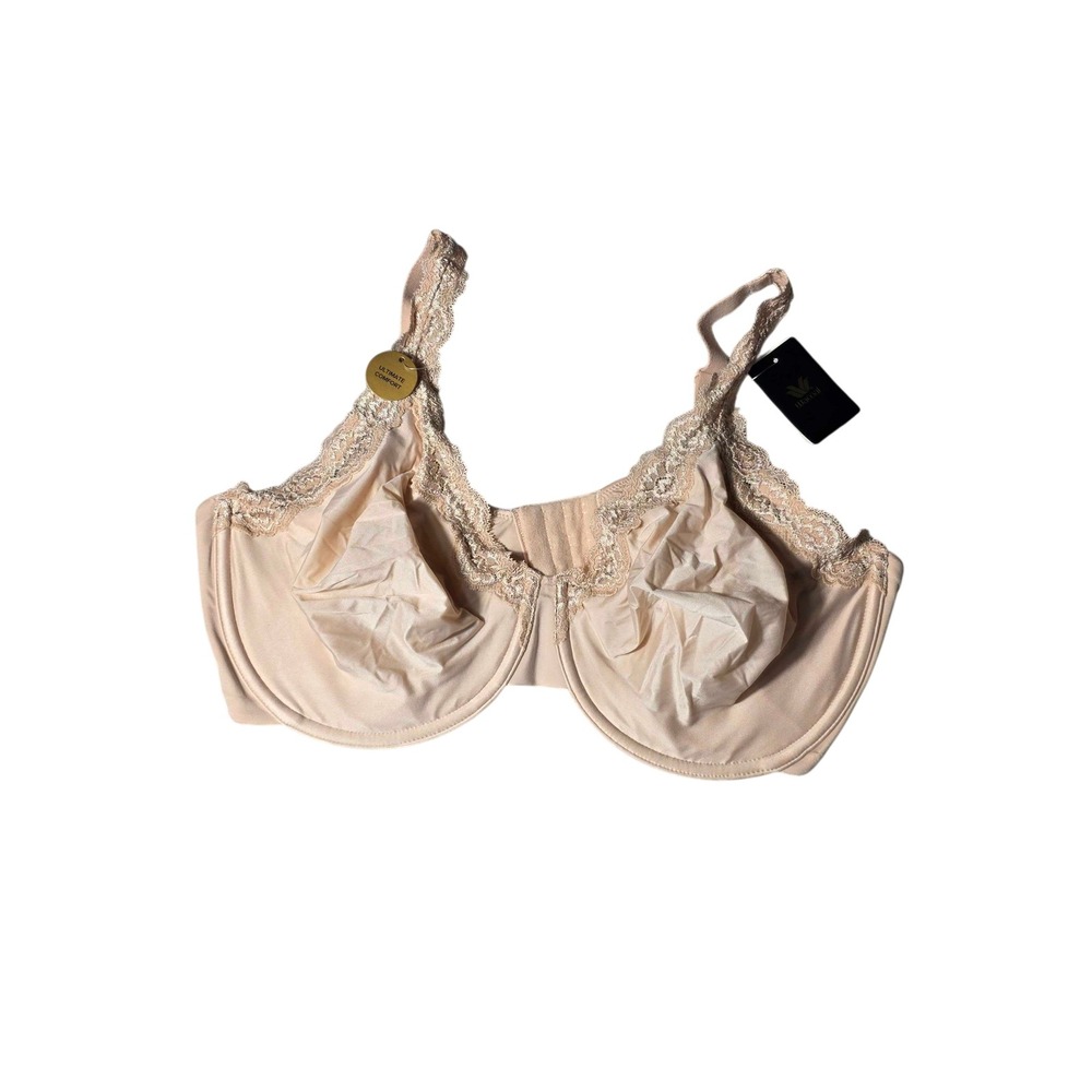 Wacoal Softly Styled Underwire Lace Bra Women's 40G Rose Dust NWT 855301